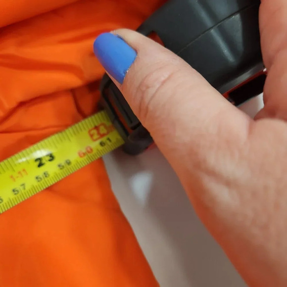 Moda International Down Coat Womens XL  Orange - Picture 11 of 13